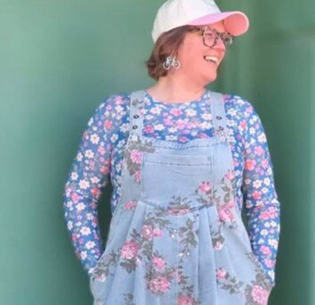 Bloom & Blue Floral Mesh