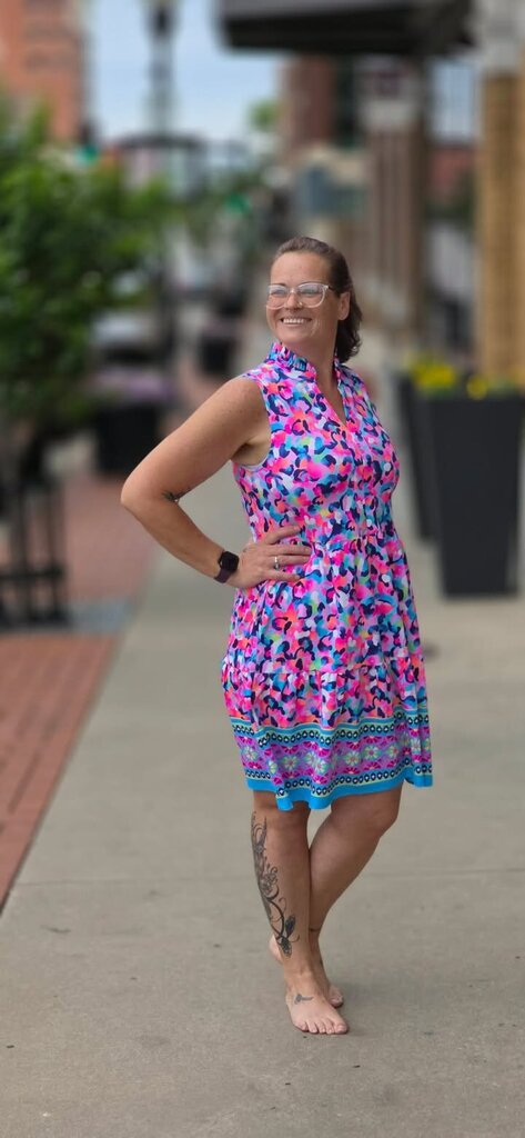 Laison Sleeveless Tiered Dress XS