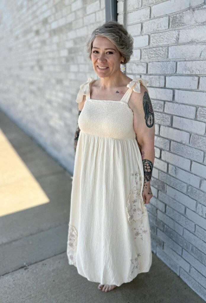 Peace Patchwork Dress